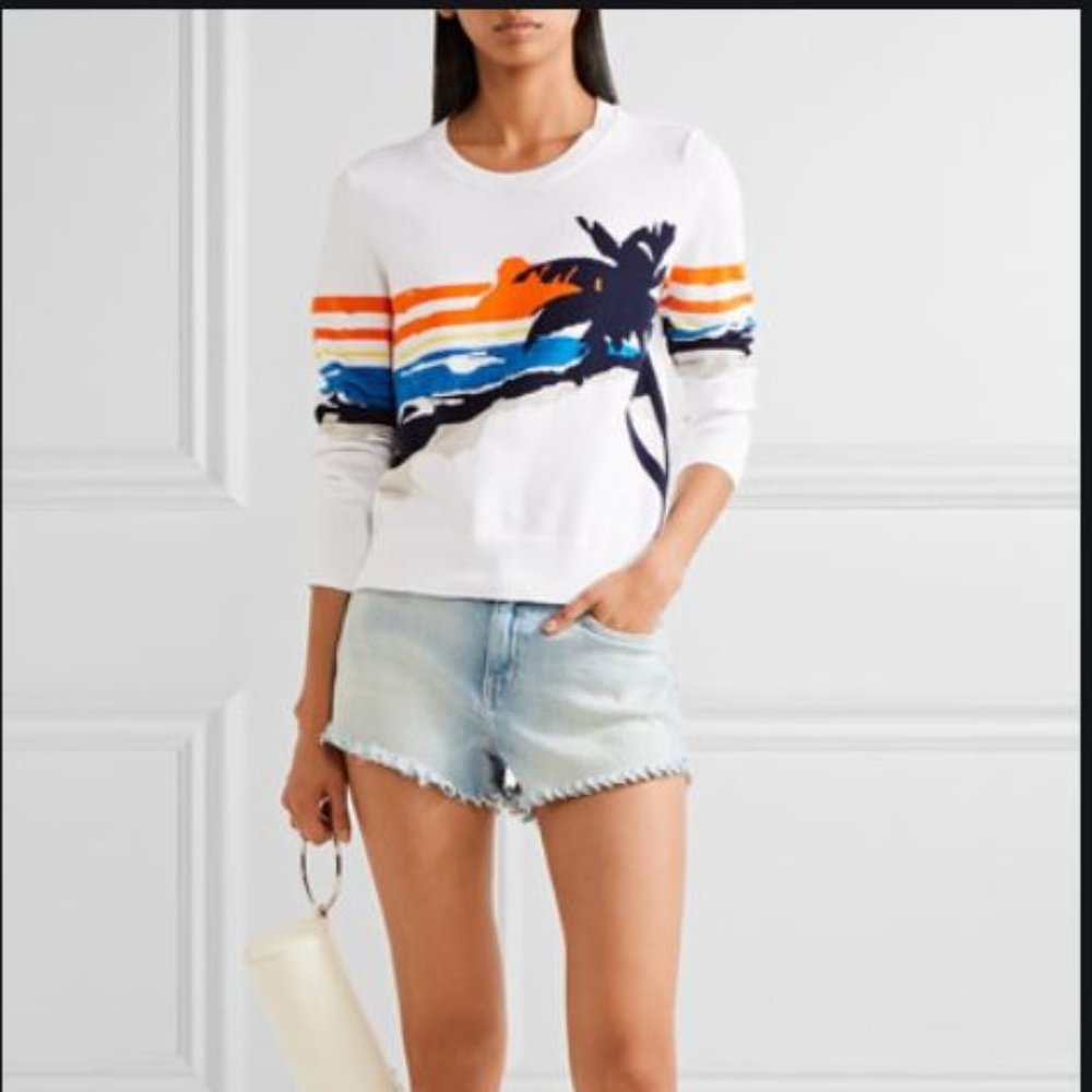 Rag and Bone Beach Print Sweater XS